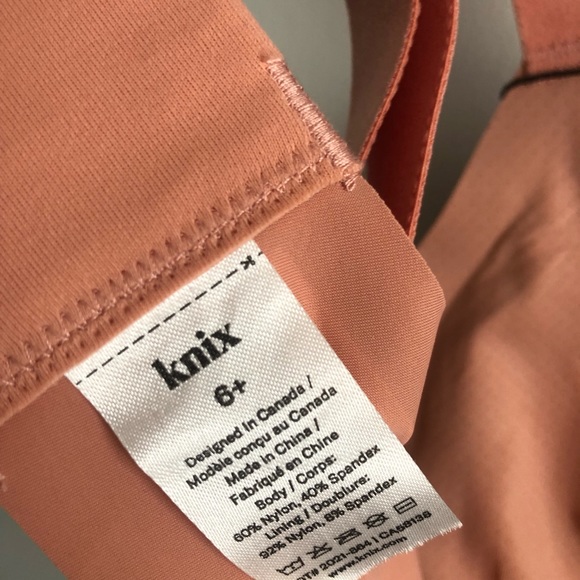 NWT Knix Padded V-Neck Bra - Wide Strap Size 6+ - Picture 6 of 9